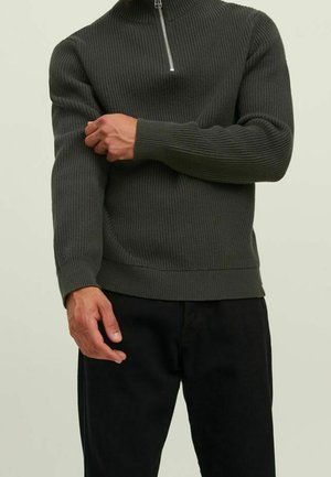 Strickpullover - anthracite
