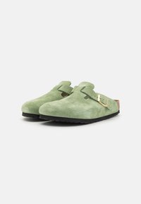 Birkenstock BOSTON NARROW - Pantofole - green tea