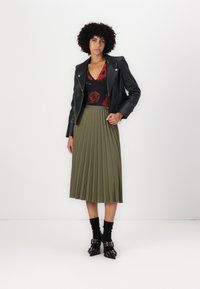 MARCIANO BY GUESS PEGGY JACKET - Lederjacke - jet black
