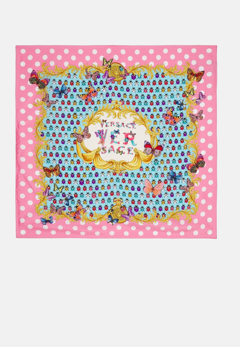 Versace FOULARD LA VACANZA BUTTERFLY LADYBUGPRINT BIO Huivi Pink versace-foulard-la-vacanza-butterfly-ladybugprint-bio-huivi-pink