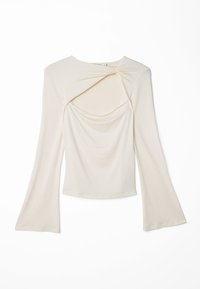 Pikkade varrukatega topp - offwhite
