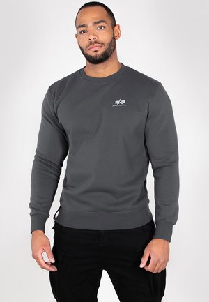 BASIC SMALL LOGO - Sweatshirt - greyblack
