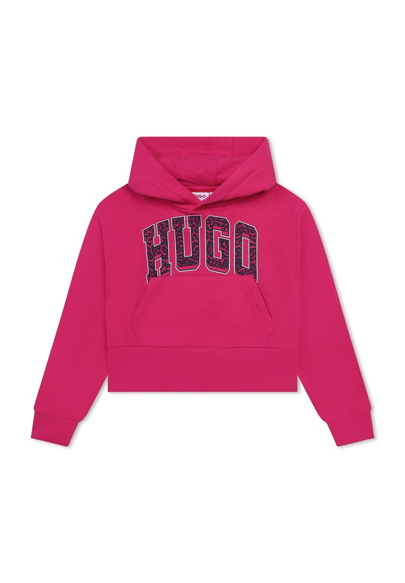 HUGO Kids Sweater donkerroze