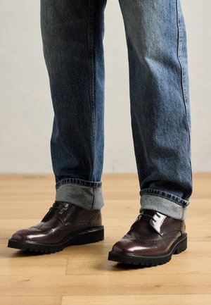 Stivaletti stringati - dark brown