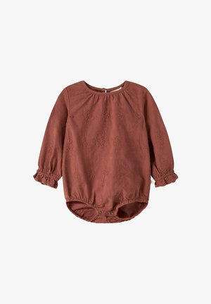 Lil' Atelier, ROMPER SHIRT - Body - mahogany