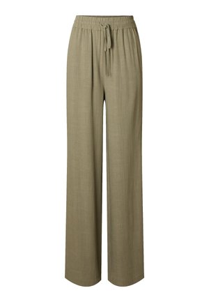 Selected Femme SLFVIVA GULIA  LONG SUN PANT - Trousers - vetiver