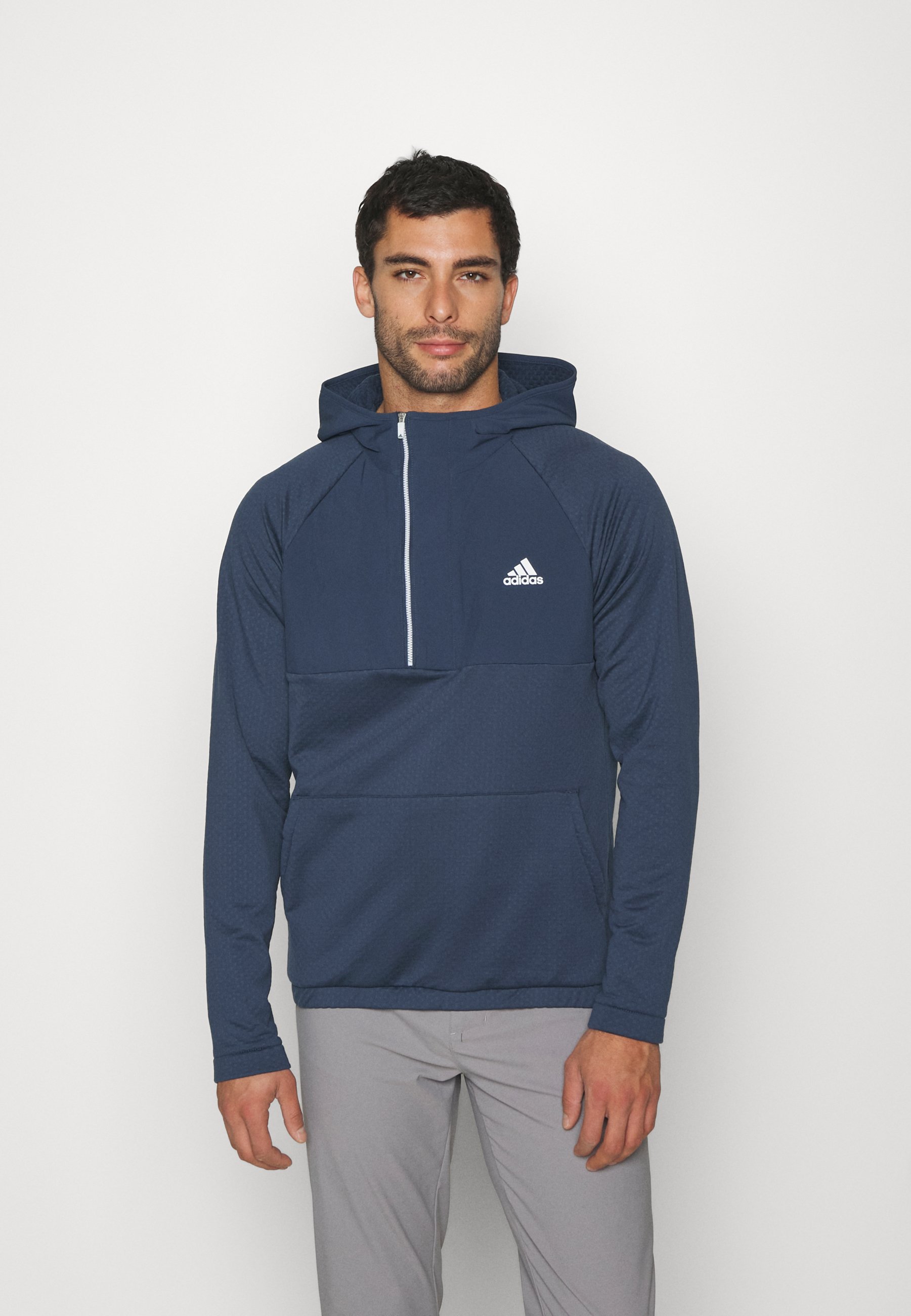 adidas Golf ANORAK QUARTER ZIP - Soft shell jacket - crew navy/dark blue -  Zalando.co.uk