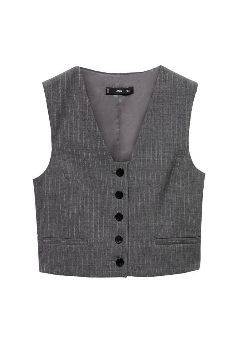 Mango Bodywarmer grijs