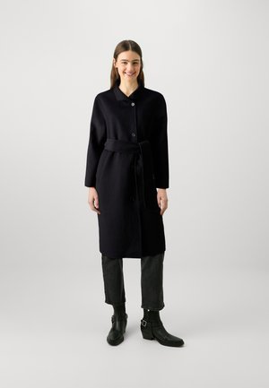 DOUBLE FACE SOFT COAT - Klasický kabát - black