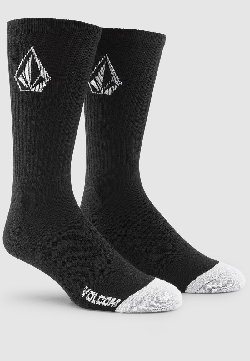 Volcom - FULL STONE SOCK 3PK - Strømper - black, Forstør