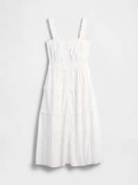 GAP X DOEN EYELET MIDI DRESS - Jurk - new off white