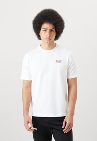 EA7 Emporio Armani NATURAL VENTUS TEE  - T-skjorte til trening - white