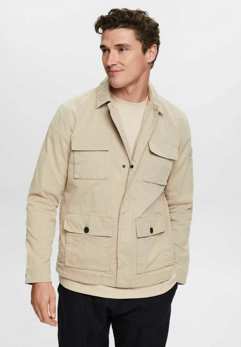 Esprit FIELD Summer jacket light beige/mottled beige Zalando.ie