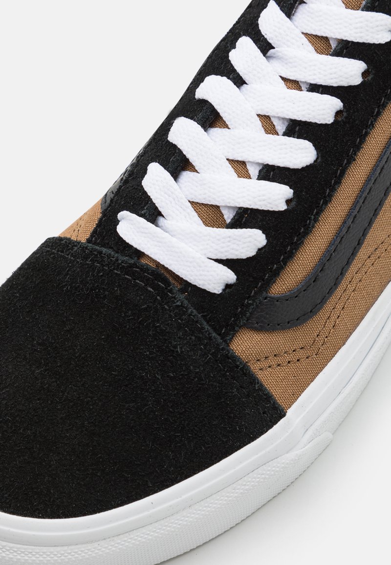 Vans OLD SKOOL - Zapatillas - black/brown/marrón - Zalando.es