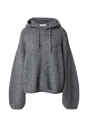 EDITED, EDITED OVERSIZESTRICKJACKE ISELA - Strickjacke - dunkelgrau