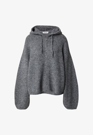 EDITED, EDITED OVERSIZESTRICKJACKE ISELA - Strickjacke - dunkelgrau