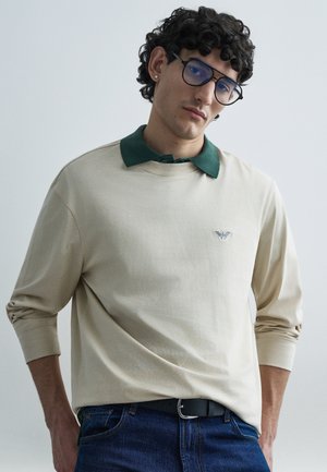 Langærmet T-shirt - french oak