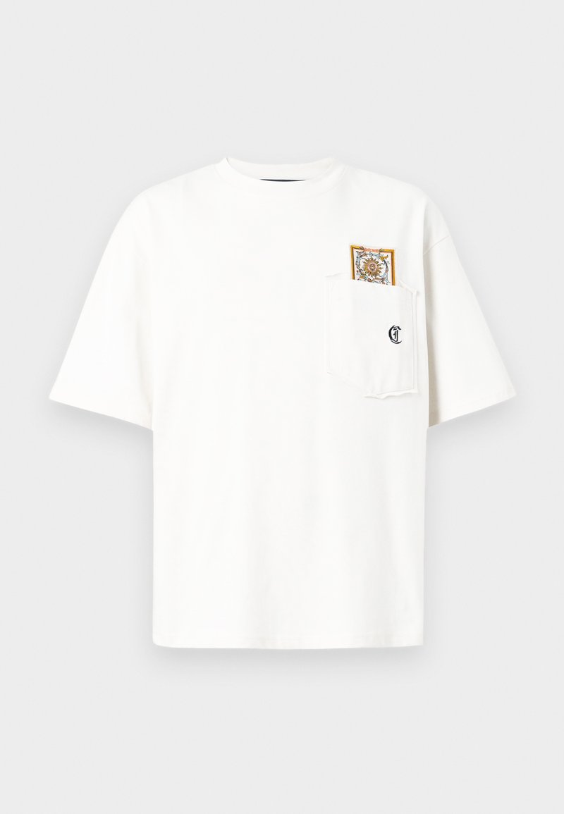 Just Cavalli TAROT CARD PATCH - Triko s potiskem - pristine/světle ...