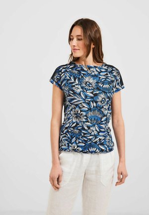 Cecil MIT CUT-OUT - T-shirt Imprimé - Weiß/écru