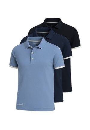 SET OF 3 POSS - Polo - black navy blue