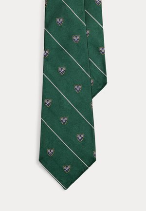 Polo Ralph Lauren VINTAGE-INSPIRED STRIPED SILK CLUB TIE - Γραβάτα - dark green