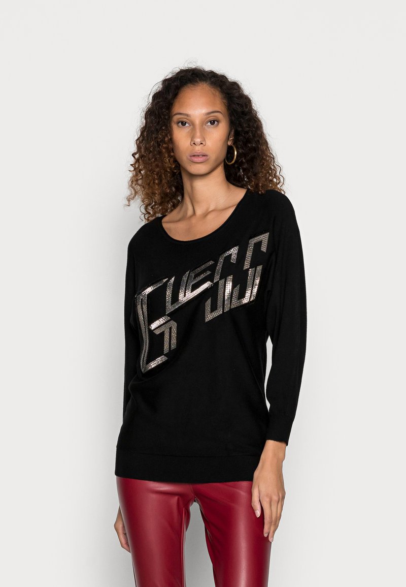 Guess SCARLETT BAT SLEEVE - Camisola - jet black