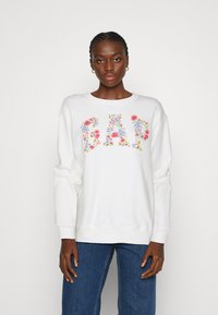 GAP HERITAGE CREW - Felpa - white