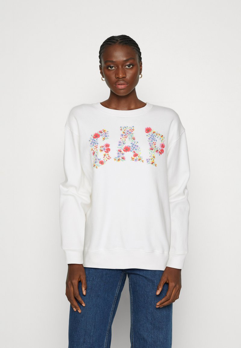 GAP HERITAGE CREW - Felpa - white