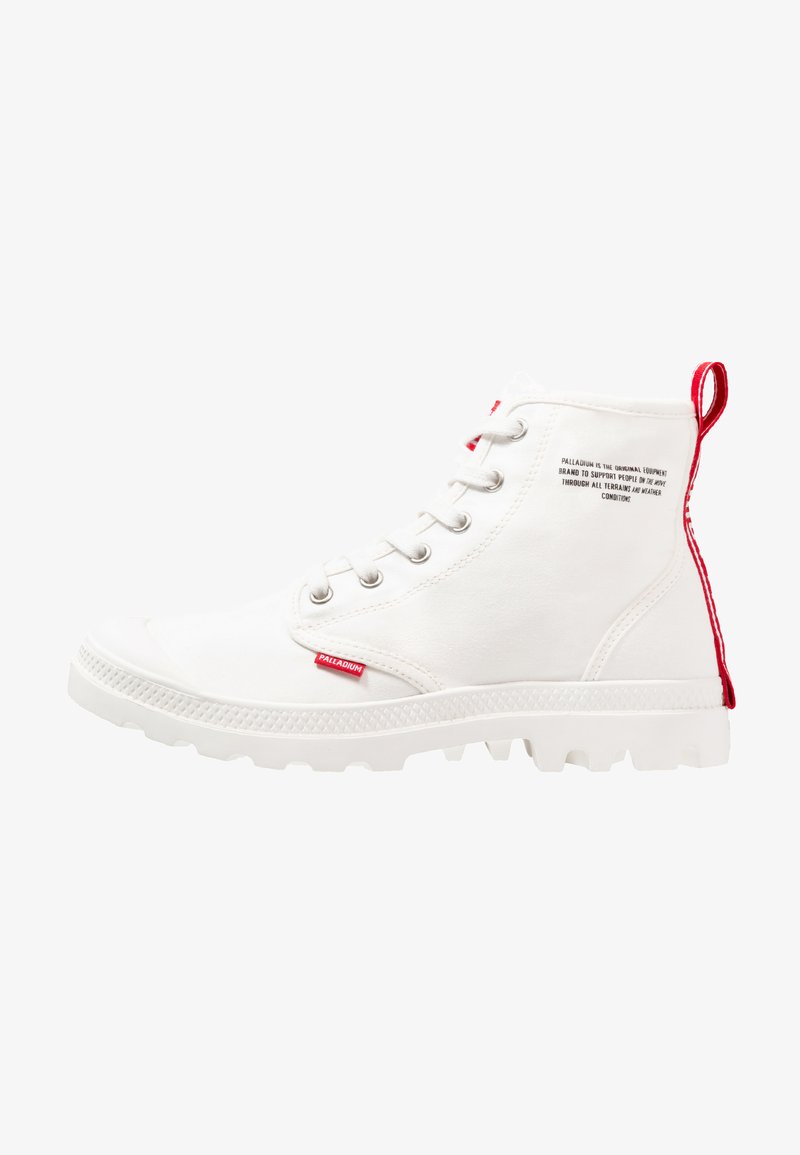 Palladium PAMPA HI DARE UNISEX - Bottines à lacets - star white