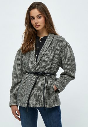 MINENA JACKET - Blazer - black checked