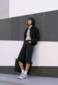 adidas Originals CAPRI - Džinsiniai šortai - black