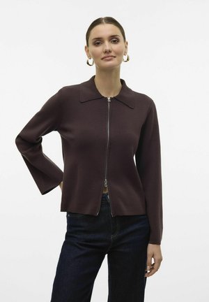 Vero Moda VMHANNA  - Vest - chocolate torte