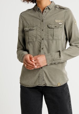 Košilová halenka  - khaki