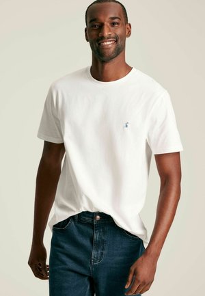 REGULAR FIT - EVERYDAY CREW NECK - Lihtne T-särk - white