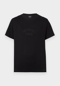 BLEECKER BRANDING TEE - Basic T-shirt - black