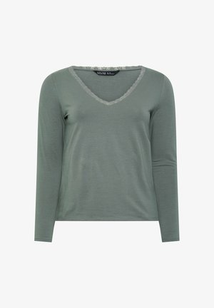 Yours Clothing, PLUS SIZE LONG SLEEVE TOPS - Langarmshirt - grey