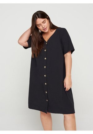 Vestido camisero - black