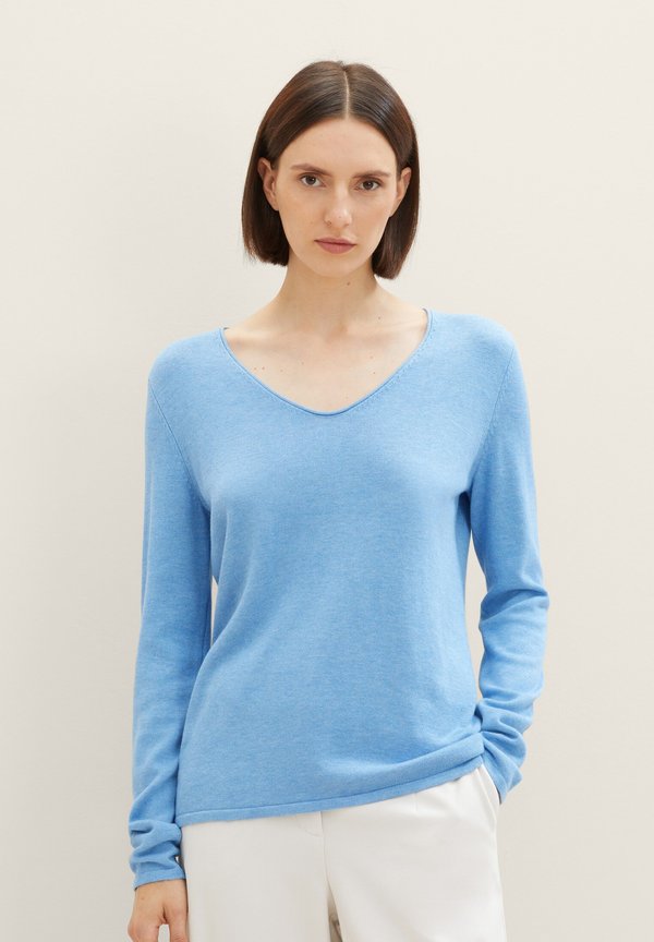 BASIC V-NECK - Strickpullover