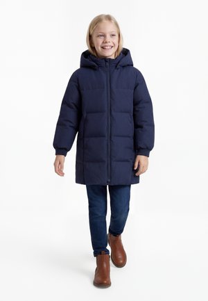 Name it NKFMUSK PUFFER JACKET LONG - Zimný kabát - navy blazer