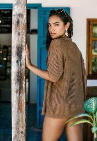 Chelsea Peers SHORT SLEEVE - Skjortebluser - bronze