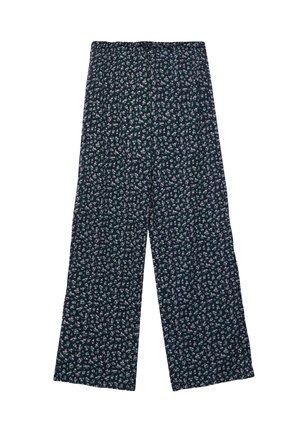 WIDE LEG - Pantalon classique - navy