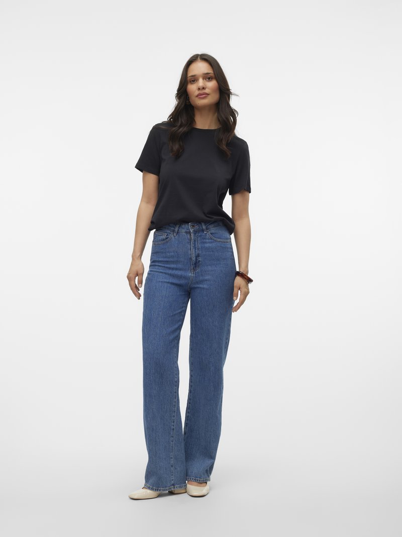 VERO MODA Vmpaulina SS T-Shirt Donna | Maglietta Basic In Cotone | Design Semplice E Sostenibile | Casual Chic - 4
