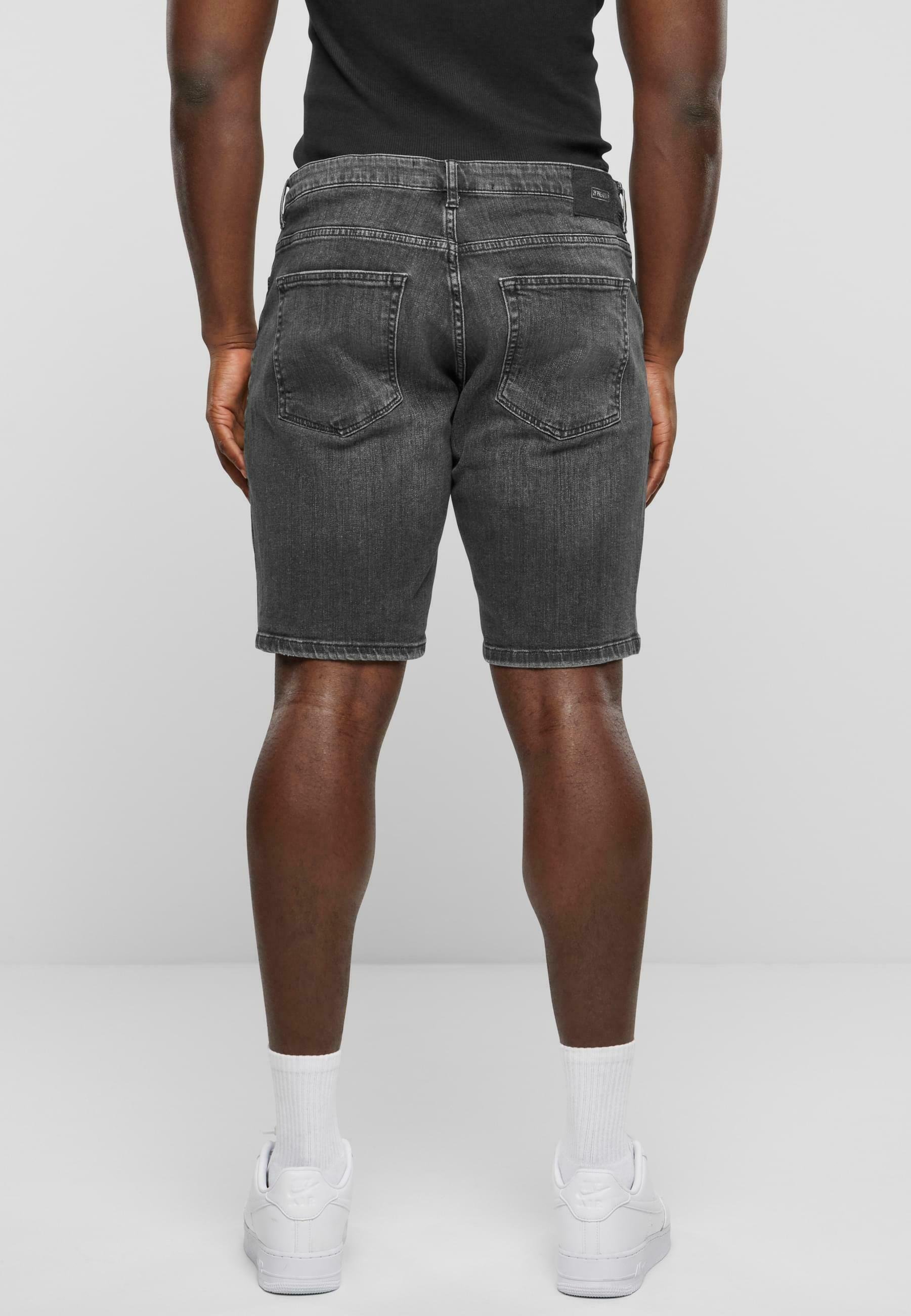 2Y Premium Denim shorts - black - Zalando.ie