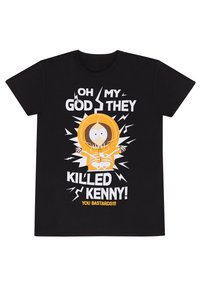 Henry Tiger SOUTH PARK THEY KILLED KENNY - Triko s potiskem - black