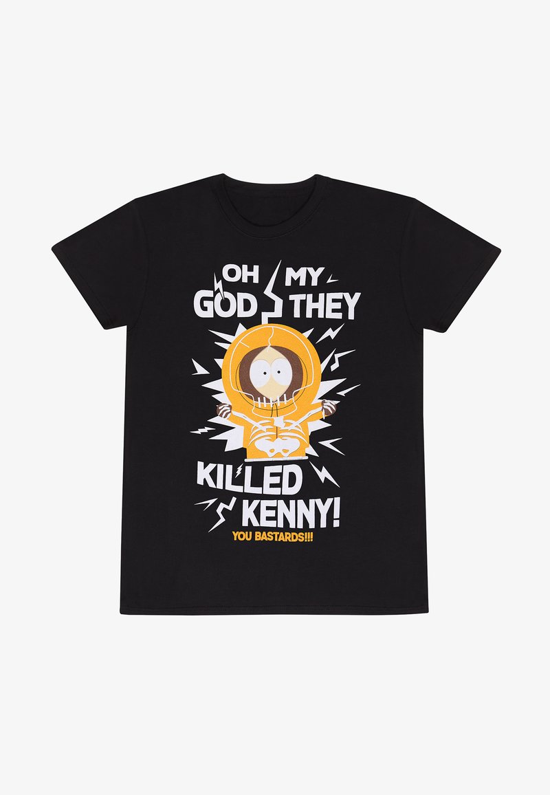 Henry Tiger SOUTH PARK THEY KILLED KENNY - Triko s potiskem - black