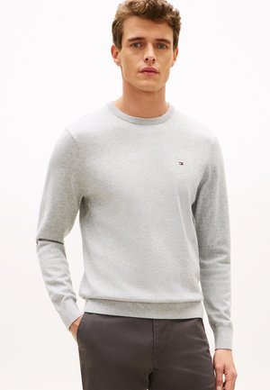 Tommy Hilfiger ESSENTIAL CREW NECK - Maglione - light grey heather