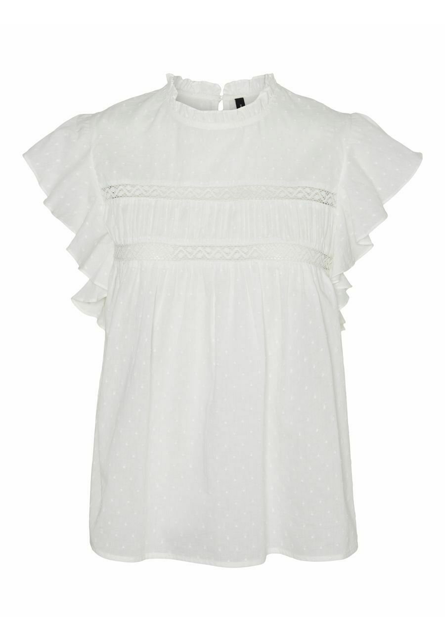Vero Moda TRINE - Bluse - snow white/weiß - Zalando.de