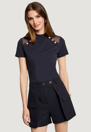 Morgan T-shirt con stampa - dark blue