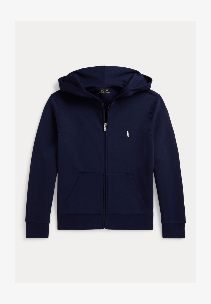 Polo Ralph Lauren DOUBLE-KNIT FULL-ZIP HOODIE 7-14Y - Sweatjakke - newport navy/mørkeblå