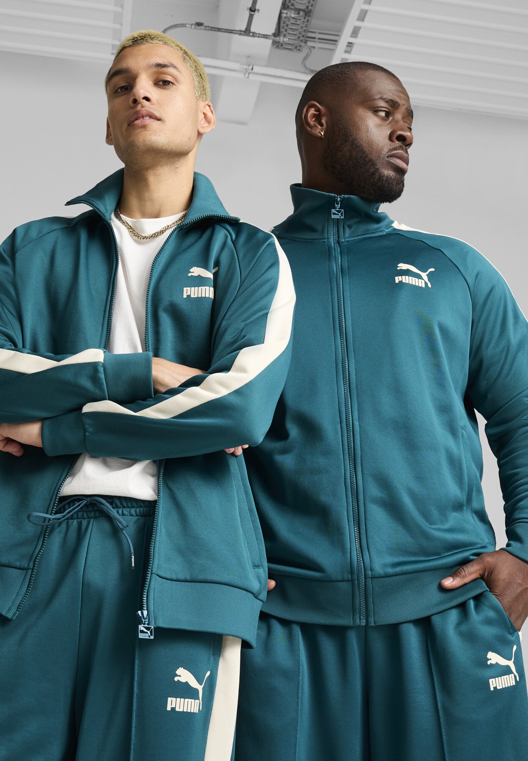 ★ PUMA★ Never One V T7 Track Jacket Light Green 63149135 The NeverWorn V T7 Track Jacket Men | PUMA